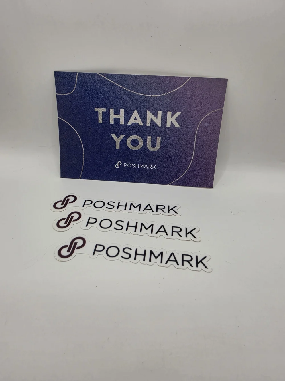 Poshmark Pack Of 5 Multicolored 5 Designs Thank You Cards & Sticker Set
